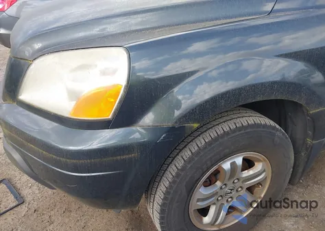 2005 Honda Pilot Ex-L from USA, damaged, VIN 2HKYF185X5H573585